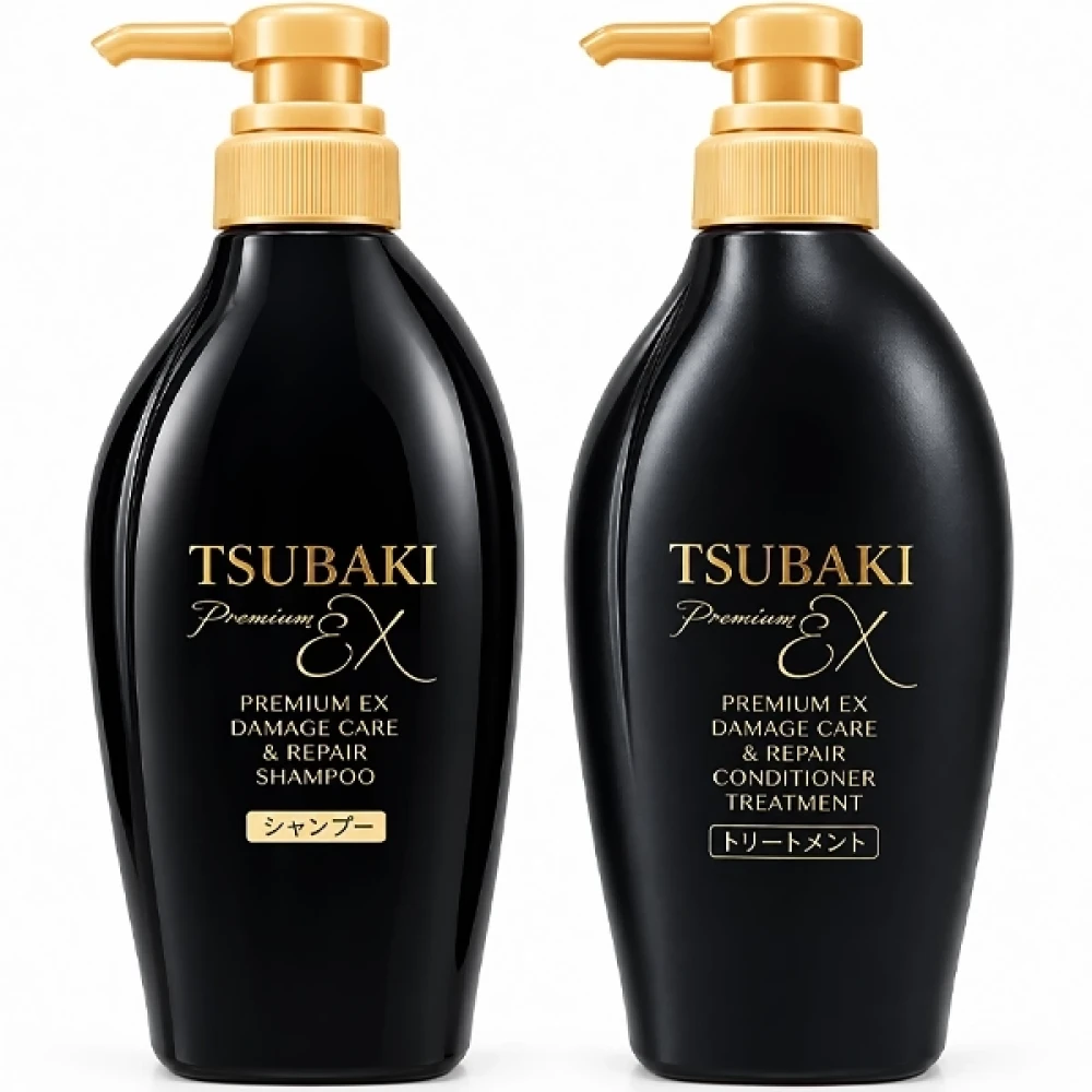 Kit Tsubaki Premium Ex Damage & Repair Shampoo + Condicionador - 450ml